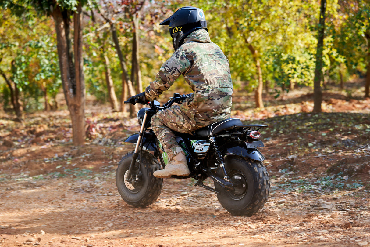 MotoTec 60v 1500w Electric Powered Mini Bike - Lithium Black