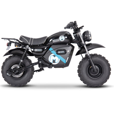 MotoTec 60v 1500w Electric Powered Mini Bike - Lithium Black