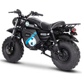 MotoTec 60v 1500w Electric Powered Mini Bike - Lithium Black