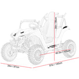 MotoTec Raider Kids UTV 48v 1200w Full Suspension, Various Colors