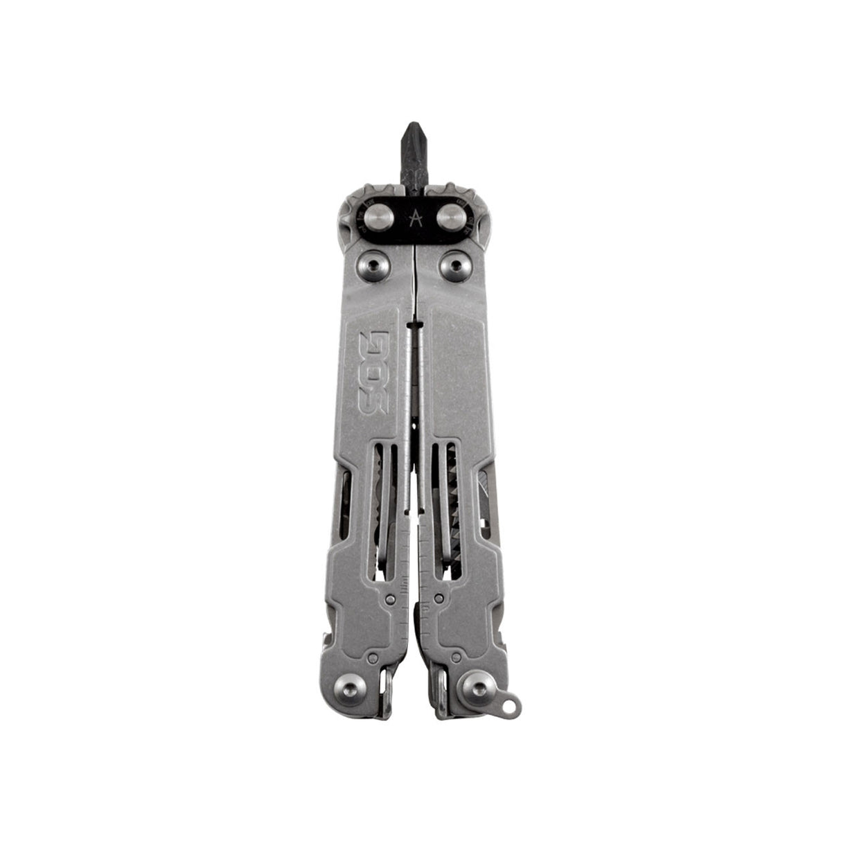 SOG - PowerAccess, Deluxe, 21 Tool Multi-Tool, 40 Stainless Steel, Black Oxide Finish, Includes Nylon Sheath and 12 Piece Hex Bit Kit
