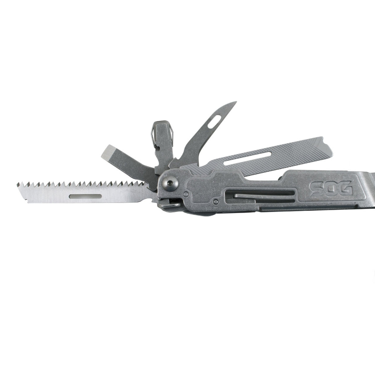 SOG - PowerAccess, Deluxe, 21 Tool Multi-Tool, 40 Stainless Steel, Black Oxide Finish, Includes Nylon Sheath and 12 Piece Hex Bit Kit