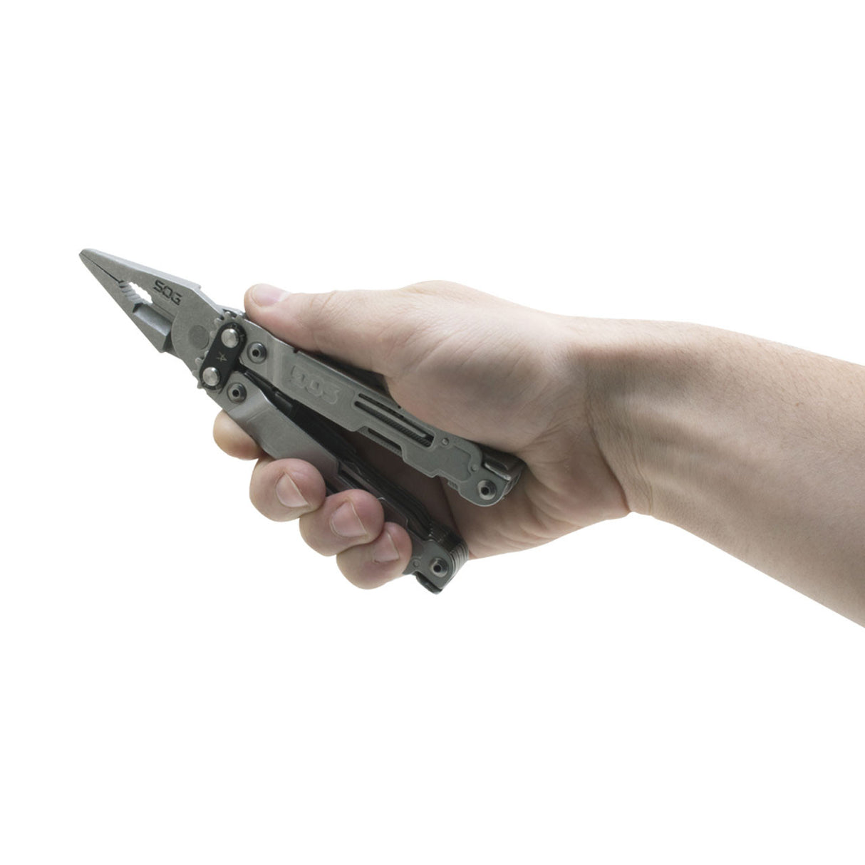 SOG - PowerAccess, Deluxe, 21 Tool Multi-Tool, 40 Stainless Steel, Black Oxide Finish, Includes Nylon Sheath and 12 Piece Hex Bit Kit