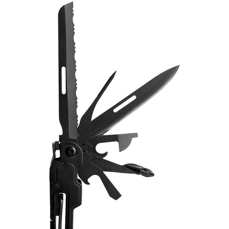 SOG - PowerAccess Deluxe, 21 Tool Multi-Tool, Stainless Steel, Black Oxide Finish, Black