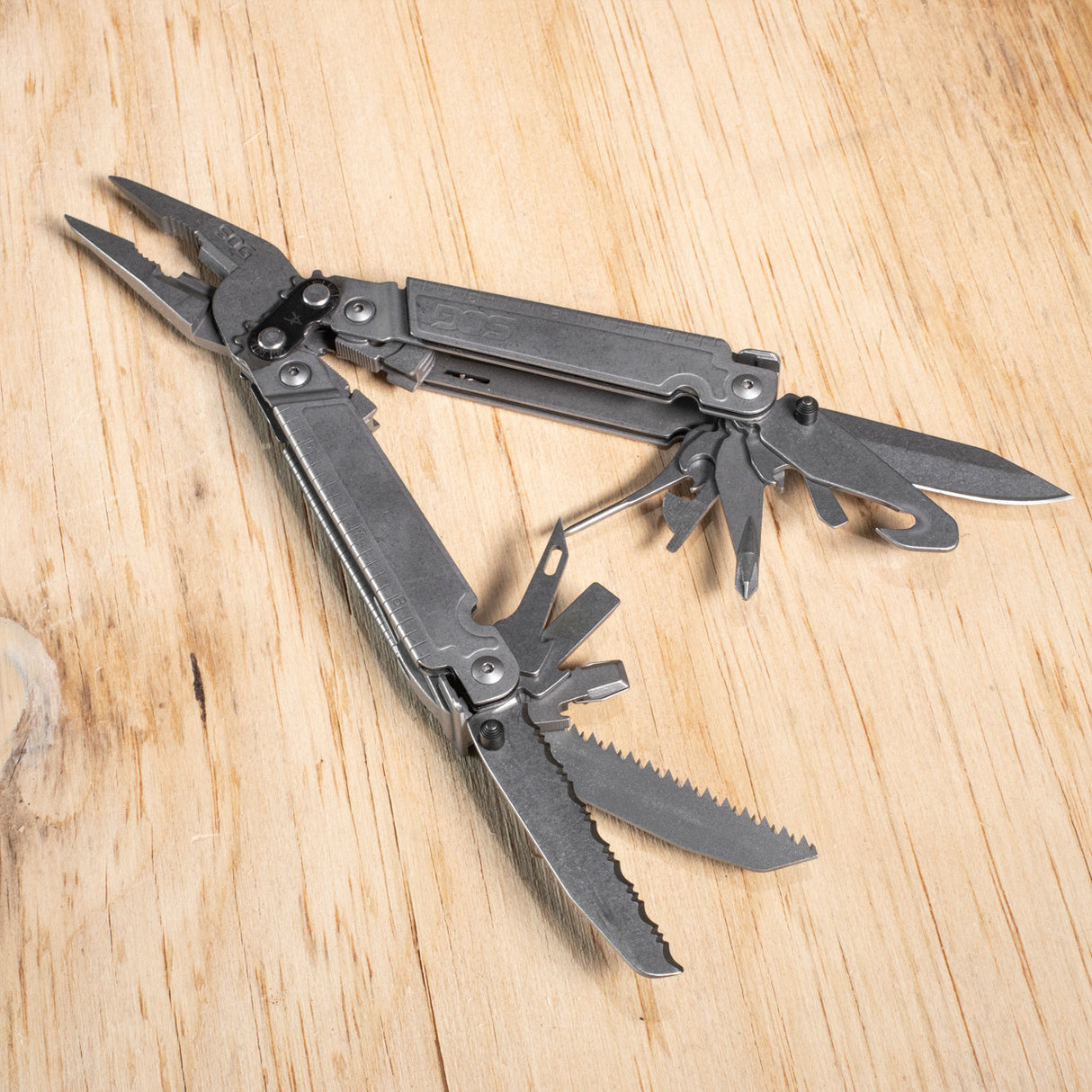 SOG - PowerAccess, 21 Tool Multi-Tool, 5Cr15MoV Steel, Stonewash Finish, Silver