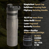 Grayl - 16.9oz UltraPress Ti Purifier