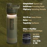 Grayl - 16.9oz UltraPress Purifier - Covert Series