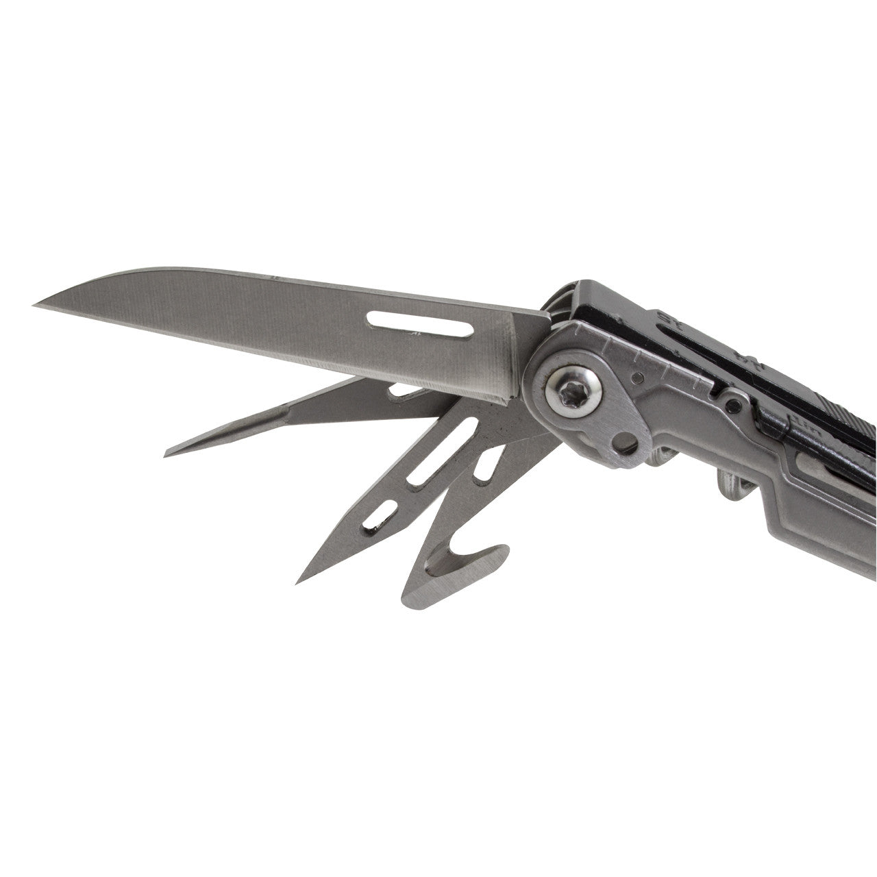 SOG - PowerLitre, 18 Tool Multi-Tool, Stainless Steel, Stonewashed Finish, Silver