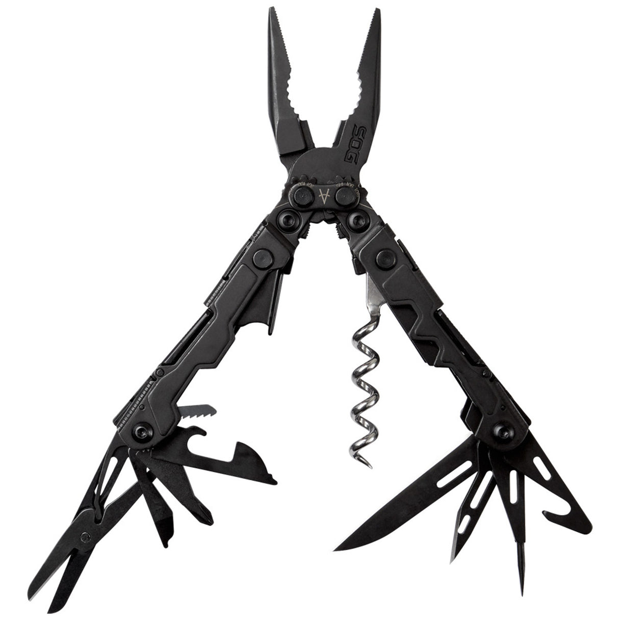 SOG - PowerLitre, 18 Tool Multi-Tool, Stainless Steel, Black Oxide Finish
