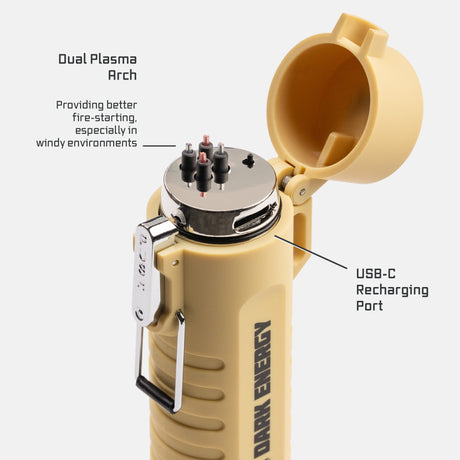 Dark Energy - Plasma Lighter — Desert Tan (2)