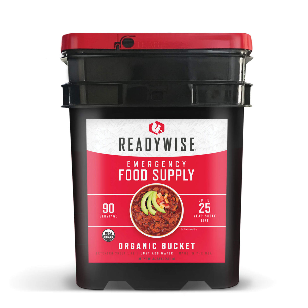 ReadyWise - 90 Serving Organic Bucket