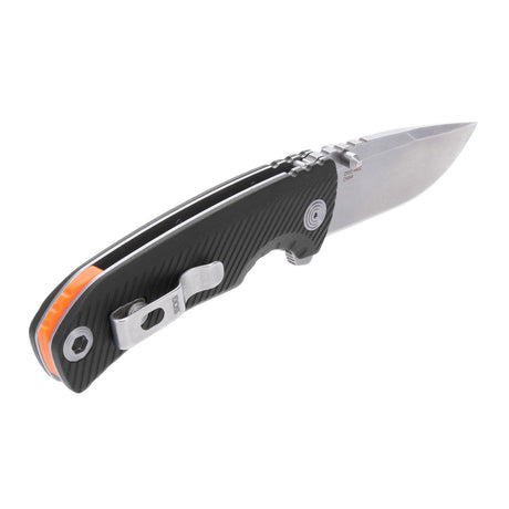 SOG - Tellus ATK - Black + Blaze Orange, Assisted Opening Outdoor Knife