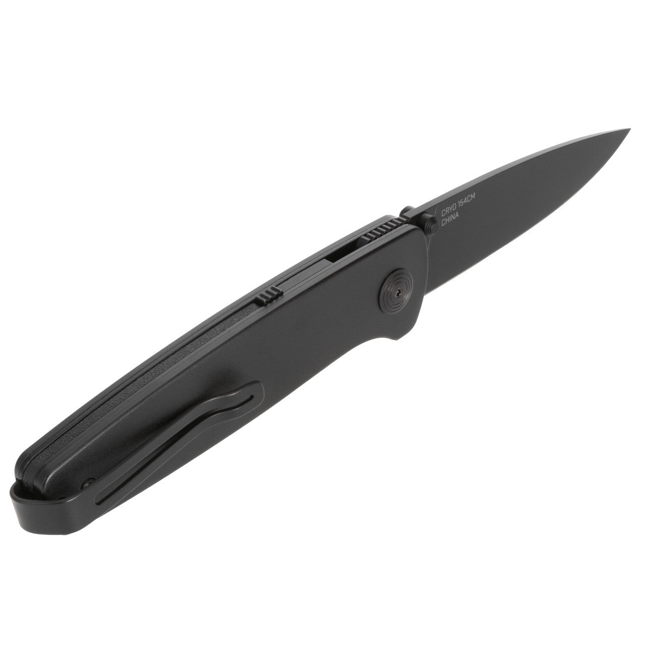 SOG - Twitch III, Folding Knife, 3.1" Drop Point Straight Edge, Titanium Nitride Finish, Black