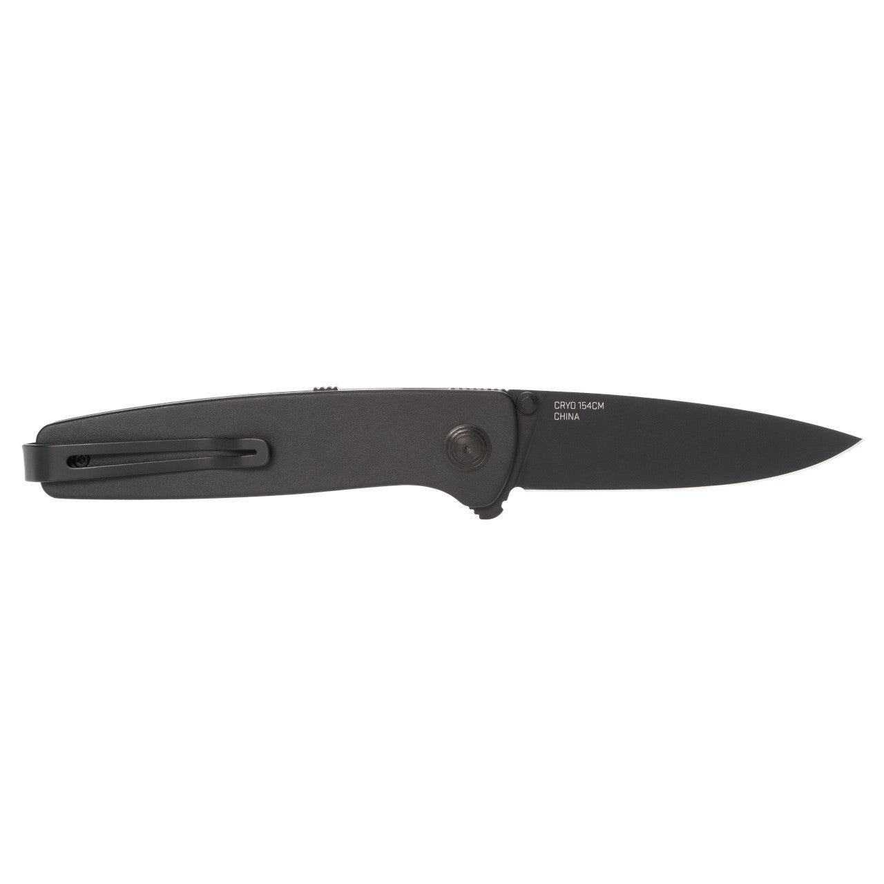 SOG - Twitch III, Folding Knife, 3.1" Drop Point Straight Edge, Titanium Nitride Finish, Black