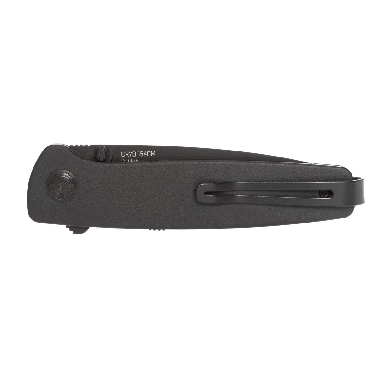 SOG - Twitch III, Folding Knife, 3.1" Drop Point Straight Edge, Titanium Nitride Finish, Black