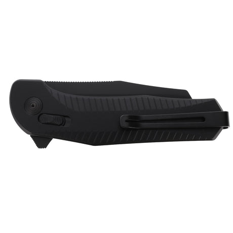 SOG - Diverge XR, 3" Sheepsfoot Straight Edge, Black + Black, PVD Finish