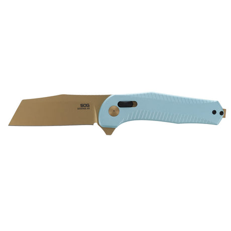 SOG - Diverge XR, 3" Sheepsfoot Straight Edge, Forest Green + Black, PVD Finish