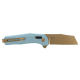 SOG - Diverge XR, 3" Sheepsfoot Straight Edge, Forest Green + Black, PVD Finish