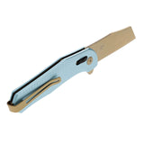 SOG - Diverge XR, 3" Sheepsfoot Straight Edge, Forest Green + Black, PVD Finish