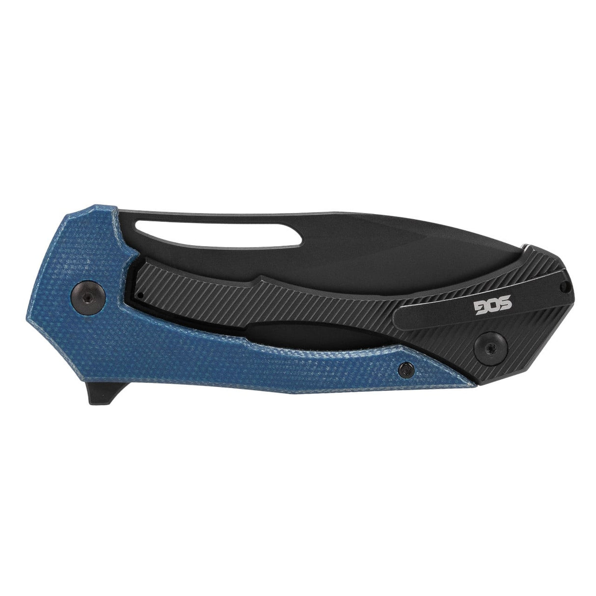 SOG - Bulwark FL, Folding Knife, 3" Drop Point Straight Edge, Micarta Handle Blue