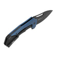SOG - Bulwark FL, Folding Knife, 3" Drop Point Straight Edge, Micarta Handle Blue