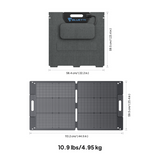 Bluetti – SP100L 100W Foldable Solar Panel with MC4 Connectors