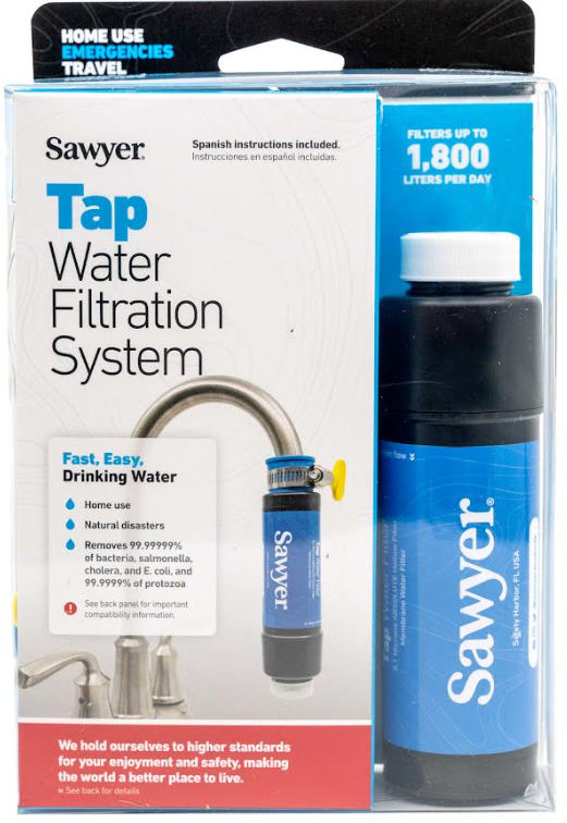 Sawyer - TAP Water Filtration System, Fits Faucets & Hose Bibs