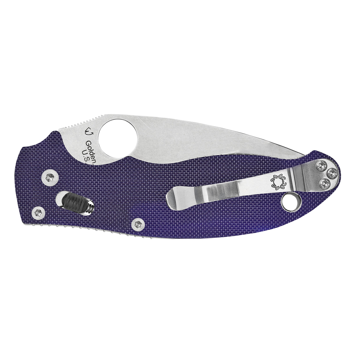 SPYDERCO MANIX 2 G-10 DARK BL 3.375"