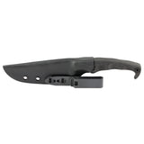 STROUP MK2 4" CERAKOTE BLK W/SHEATH