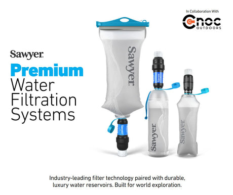 Sawyer - Micro Squeeze Water Filtration System with Cnoc Premium 2 Liter Pouch