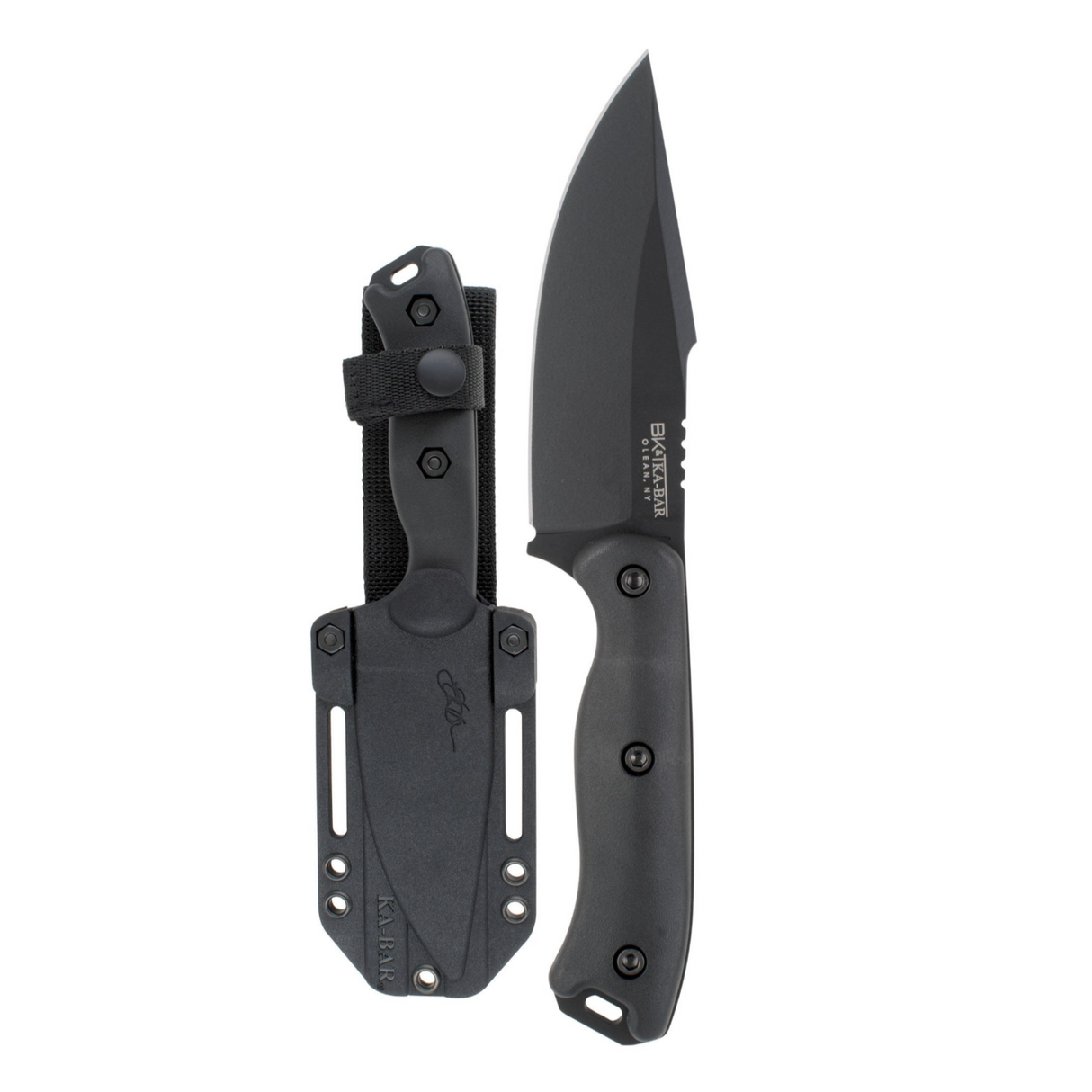 KA-BAR - Becker BK18BK Black Harpoon, Celcon Sheath, Black