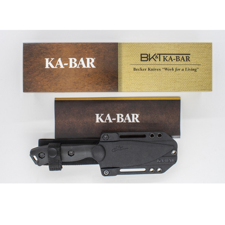 KA-BAR - Becker BK18BK Black Harpoon, Celcon Sheath, Black