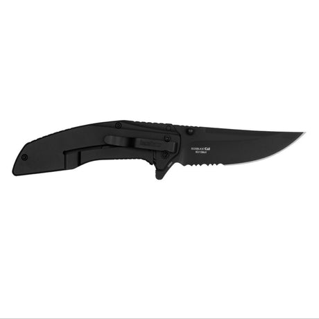 Kershaw - Outright Black Serrated Assisted Pocket Knife