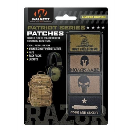 Walkers - PATRIOT PATCH KIT – 4 Assorted Patches (Come & Take It Version)