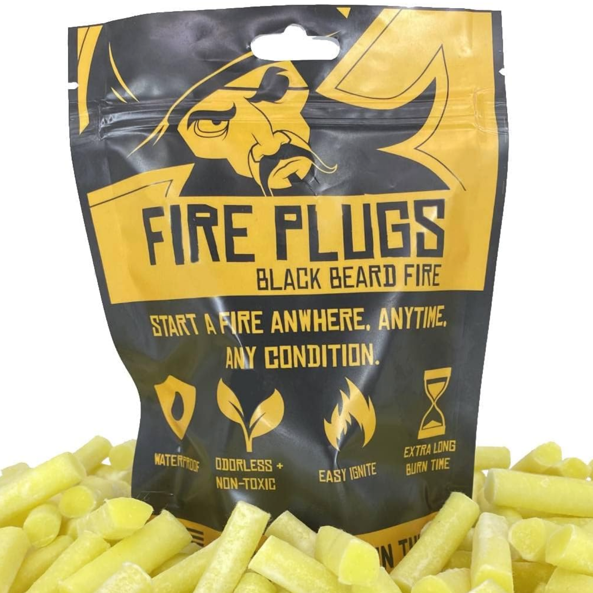 Black Beard Fire Starters - Fire Plugs