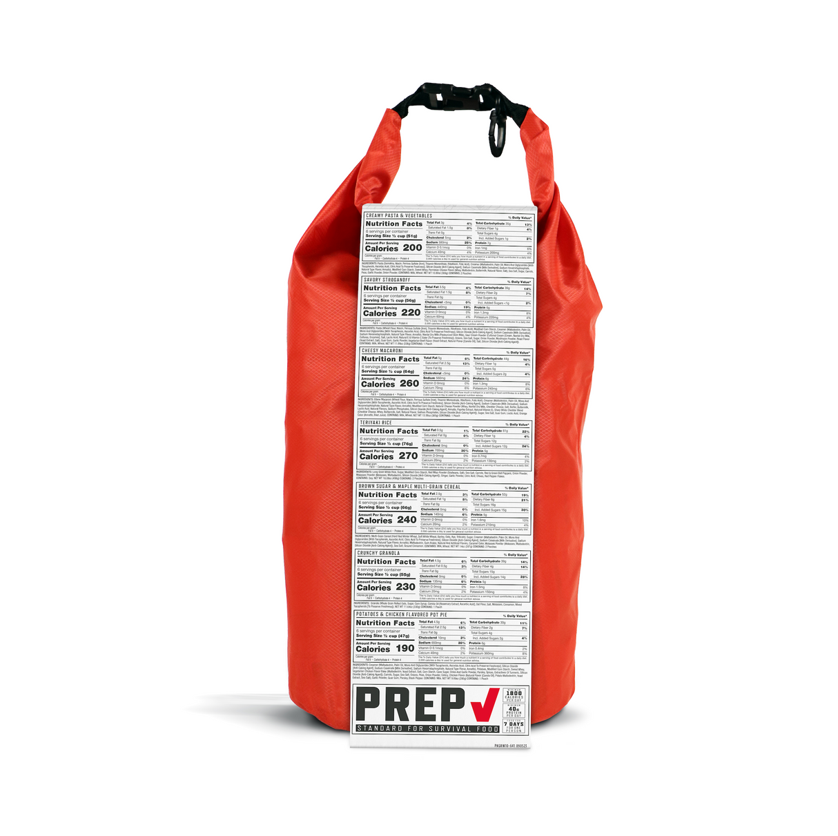 ReadyWise - 7-Day Emergency Food Supply Ready Grab Bag