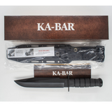 KA-BAR - Fighter, 8" Straight Edge with Sheath