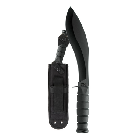 KA-BAR - Combat Kukri 8.5" Chopper with Sheath, Black