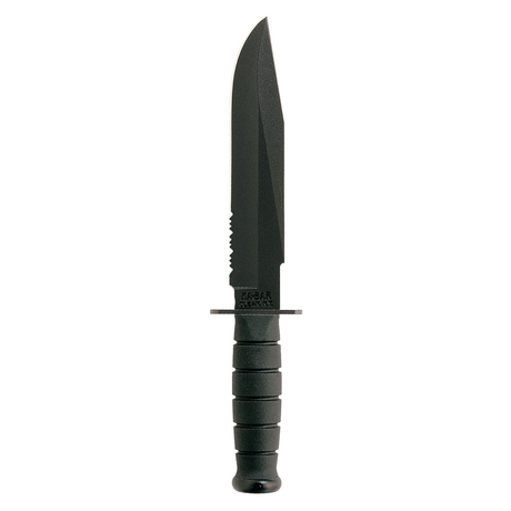 KA-BAR - Fighter 8" Fixed Blade with Sheath, Black