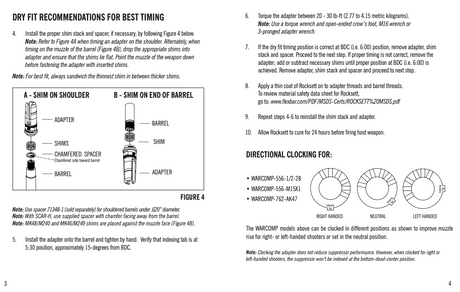 SureFire - SOCOM 4-Prong Flash Hider, Various Calibers/Thread Patterns