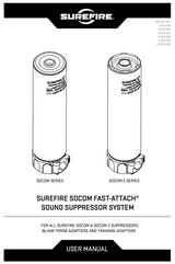 SureFire - Suppressor Trainer for Use with SOCOM Fast-Attach® Adapters, Various Calibers & Color Options