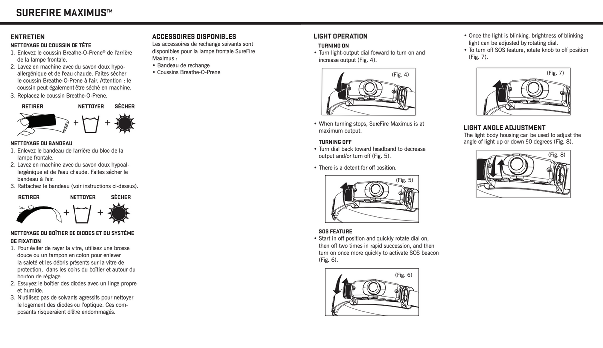 SureFire - Maximus Rechargeable Variable-Output LED Headlamp