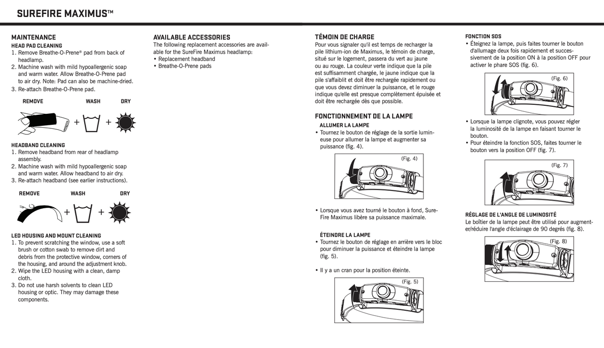 SureFire - Maximus Rechargeable Variable-Output LED Headlamp