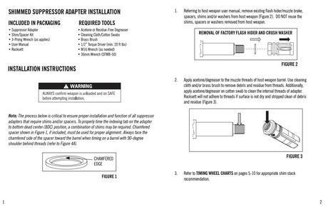 SureFire - WARCOMP Flash Hider + Suppressor Adapter