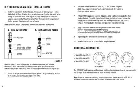 SureFire - WARCOMP Flash Hider + Suppressor Adapter
