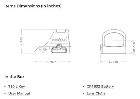 Holosun - 407C X2 Open Reflex Optical Sight, Red or Green 2 MOA Dot