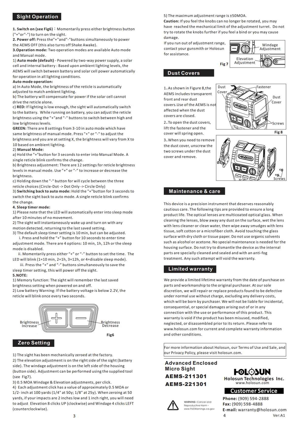 Holosun - AEMS Advanced Enclosed Micro Sight