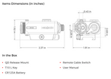 Holosun - LS321 Red or Green & IR Pointer with IR Illuminator, 7075-T6 Aluminum Housing