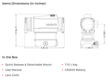 Holosun - HS515CM & HE515CM-GR: Durable Micro Sights with Multi-Reticle System