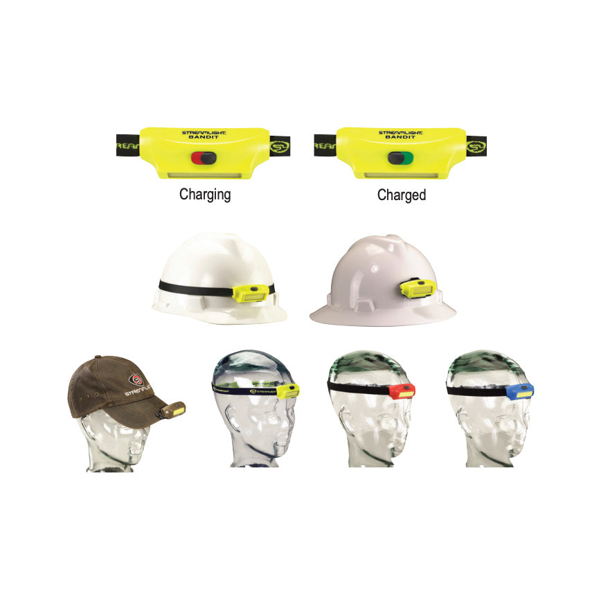 Streamlight - BANDIT® Rechargable USB LED Headlamp, Available in Various Colors